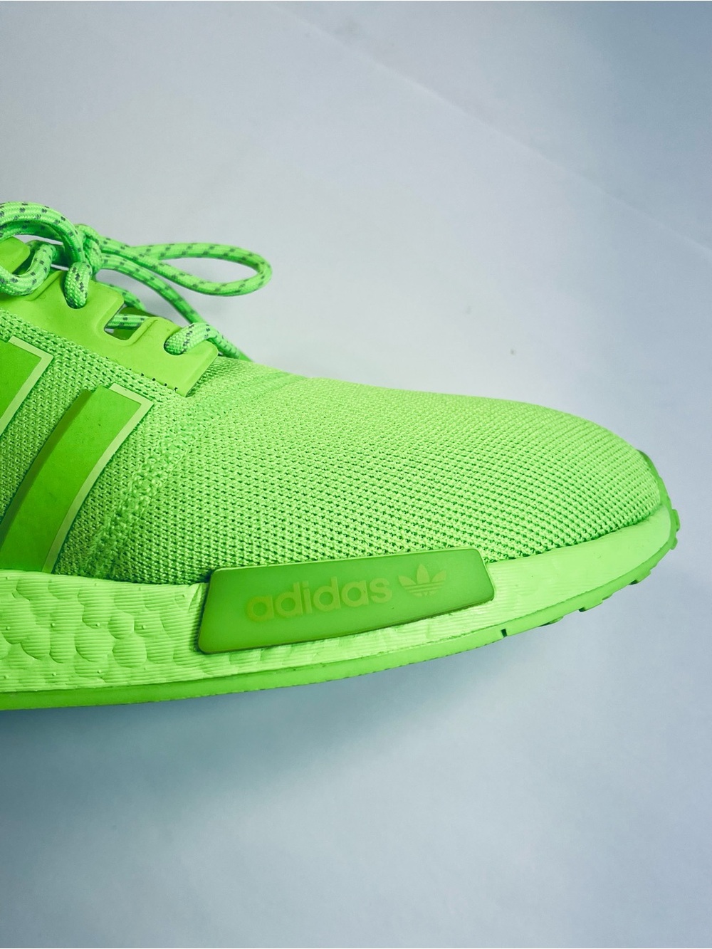 Adidas NMD R 1 Athletic Shoes #IE7277 Solar Neon Green Women’s:9 1/2 Sneakers - Picture 6 of 15